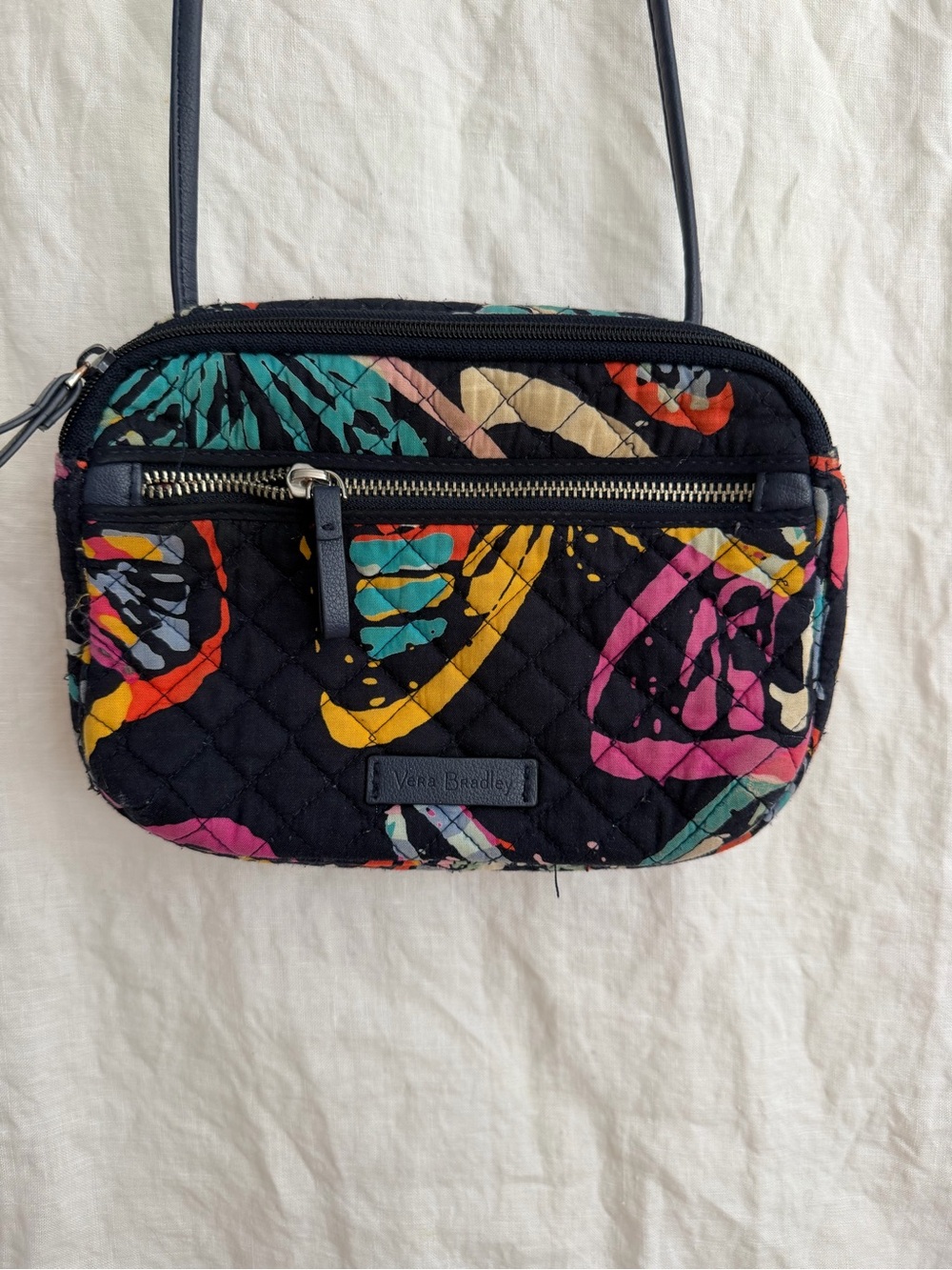 Vera Bradley All In One Crossbody Art Watercolor Butterflies